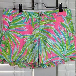 Lilly Pulitzer Pink and Green Skort. Size 4